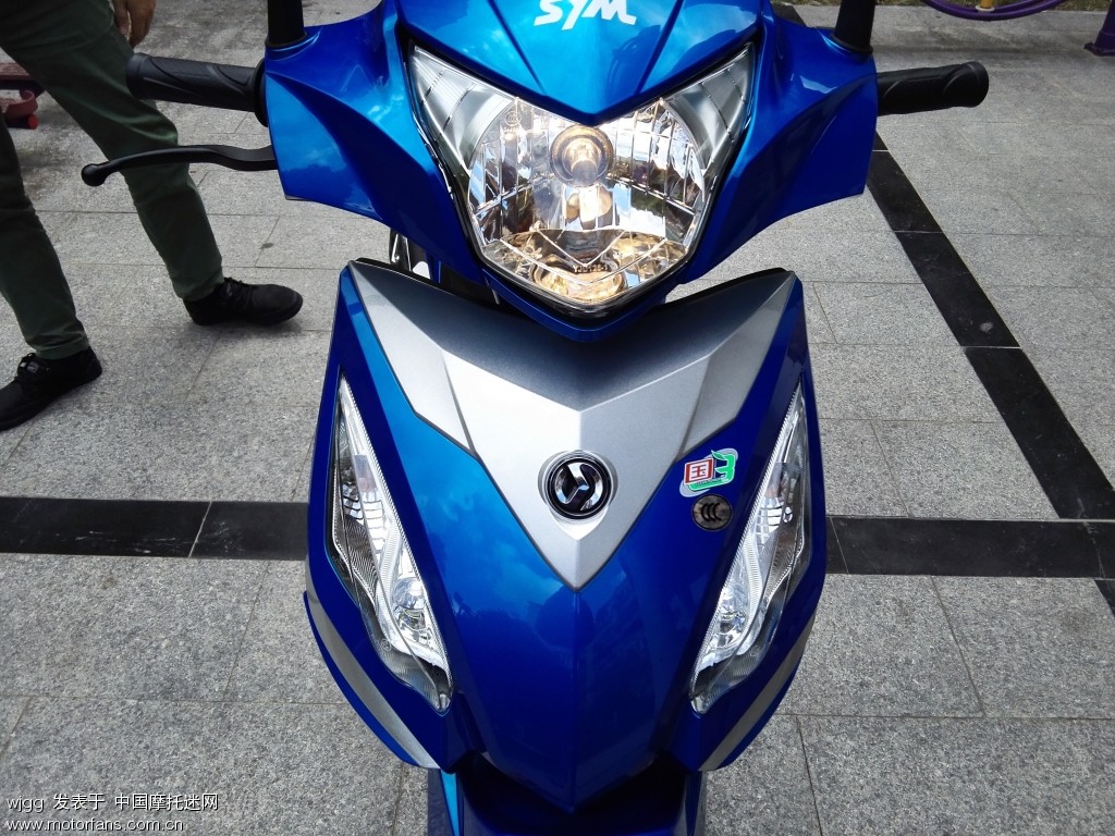 我的三阳magic sr125.今天到家了.