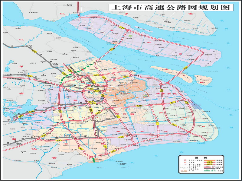 上海高速公路图 - 上海摩友交流区 - 摩托车论坛