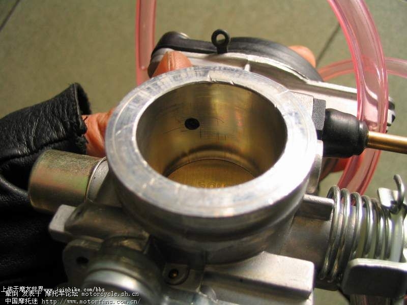 EN125化油器的内部结构照片 - 豪爵铃木 - 摩托