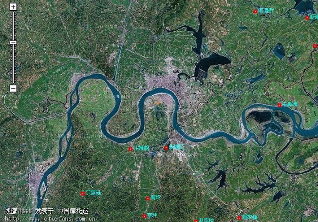 给大家送最好的在线卫星地图! - 湖南摩友交流