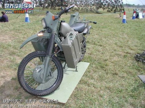 国产军用越野摩托车.--jh125