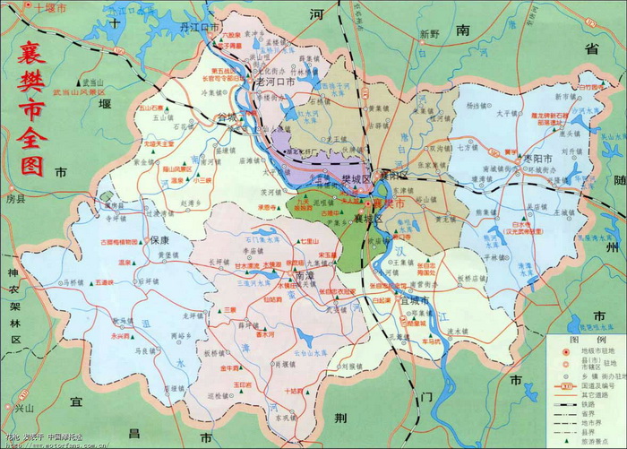 寻襄樊市区最新交通地图!(谢)