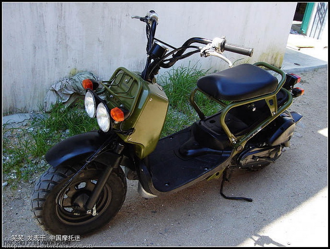 这个车代步绝对够酷!水冷,四冲,50CC,本田DIO