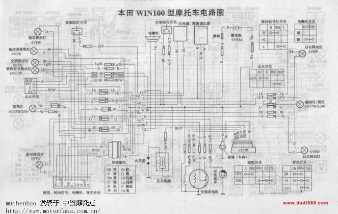 疯了,喜悦scr100没有电路图,找疯了,谁给我个 五羊本田-踏板车讨论