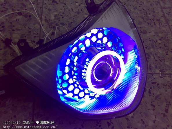 台湾踏板车流行的灯光改造 - 踏板论坛 - 摩托车