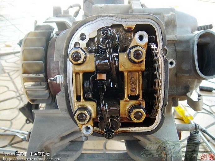 突发奇想scr100调整气门间隙 - 踏板论坛 - 五羊