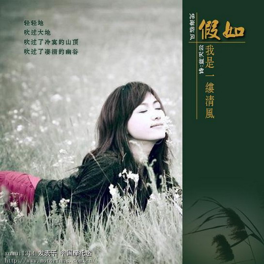 假如我是一缕清风 - 心情故事 - 摩托车论坛 - 中