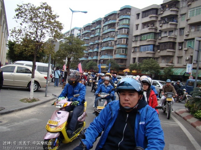 大年初一,开平市活动:海成车友会街道巡游,顺便