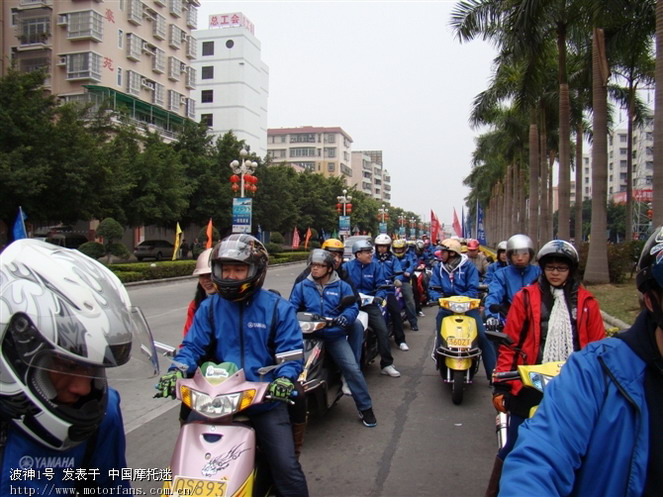 大年初一,开平市活动:海成车友会街道巡游,顺便