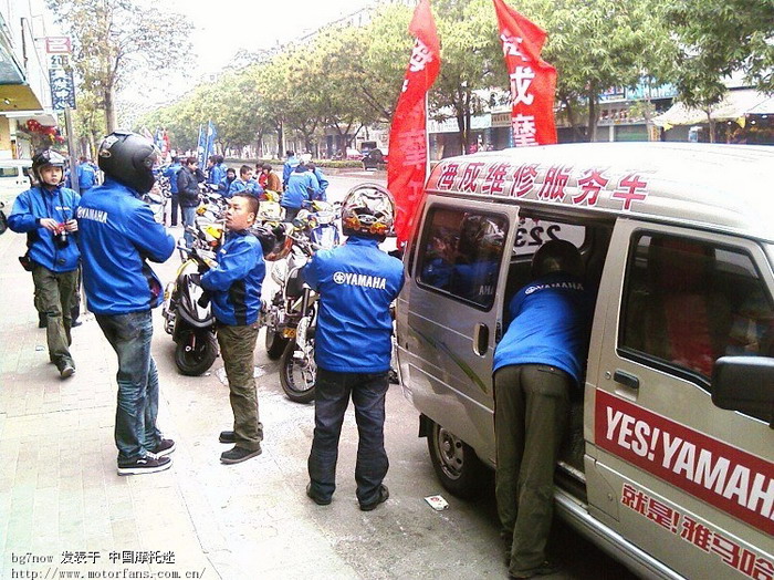 大年初一,开平市活动:海成车友会街道巡游,顺便
