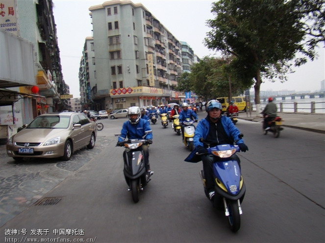 大年初一,开平市活动:海成车友会街道巡游,顺便