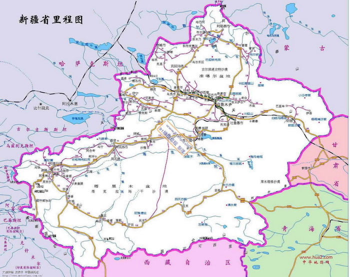 03 驴行新疆出行必备------新疆公路网详解,新疆地图大全,新疆旅游