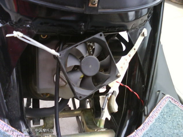 给超人安装散热风扇! - 踏板论坛 - 铃木踏板摩托