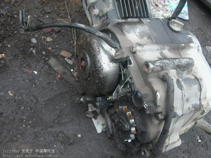 看看这台天虹90发动机如何 - 维修改装 - 摩托车