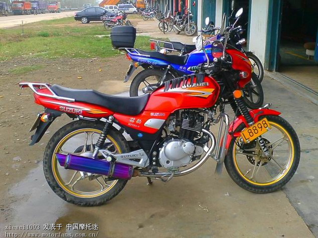 谁有钻豹改装直排的图片? - 豪爵铃木 - 摩托车