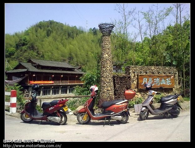 猎鹰、甲鱼陪同巧格跑山道 - 五羊本田-踏板车