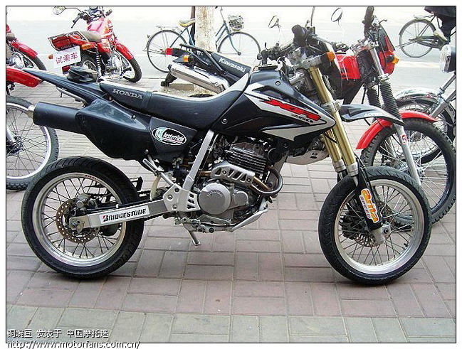 发一组越野摩托车照片 摩友做客三利摩托 - 摩