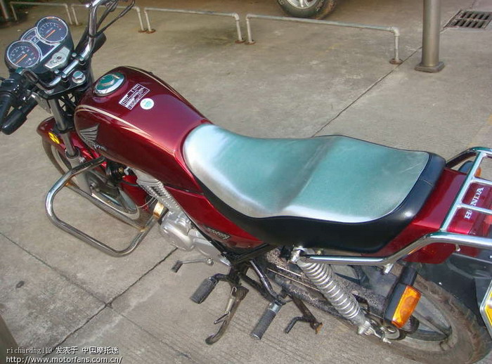 我给统御装了防晒垫 - 五羊本田 - 摩托车论坛 -