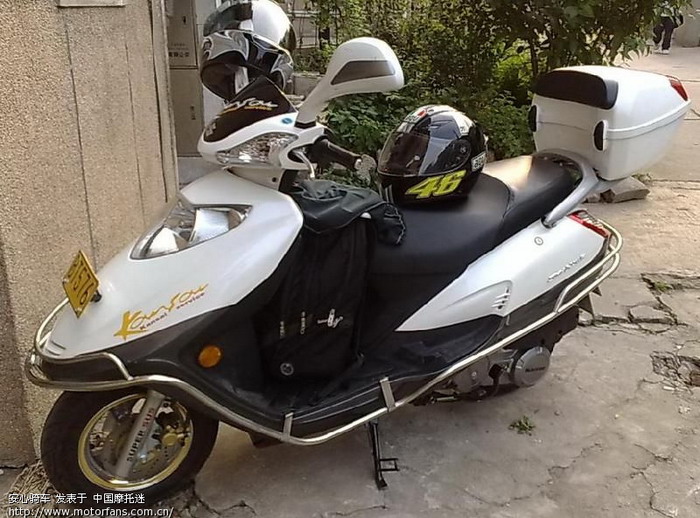 新手携购买不到两月3000KM的天鹰报道 - 踏板