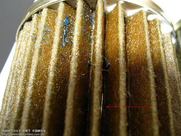 磨合期第一次换下的机油滤芯实拍+拆解(有真假