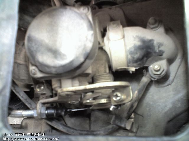 今天油门线突然锁死 - 踏板论坛 - 摩托车论坛 -