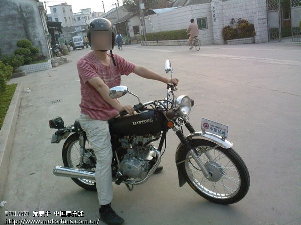 爱车的朋友改CG外表复古 - 维修改装 - 摩托车