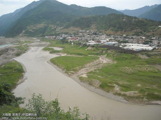 西安中老年摩旅专区 03 四川灾区探访记(续 青川县姚渡镇地处四川