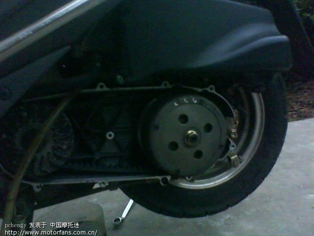 给星星换机油.机滤和齿轮油时,发现传动箱皮带