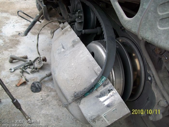 换皮带全过程 - 维修改装 - 摩托车论坛 - 中国第