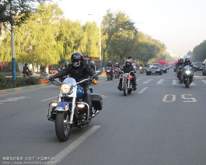 我录的一场婚礼 豪华摩托车队 - 五羊本田 - 摩托