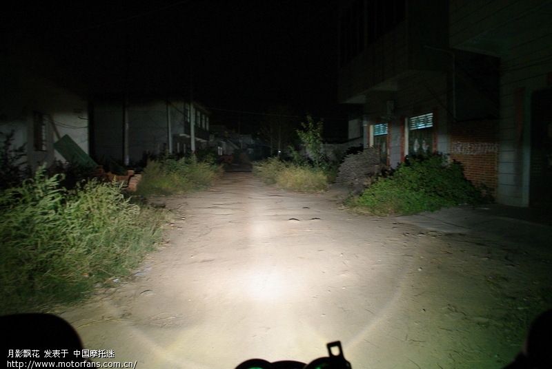 氙气灯夜晚效果图 - 雅马哈 - 摩托车论坛 - 中国