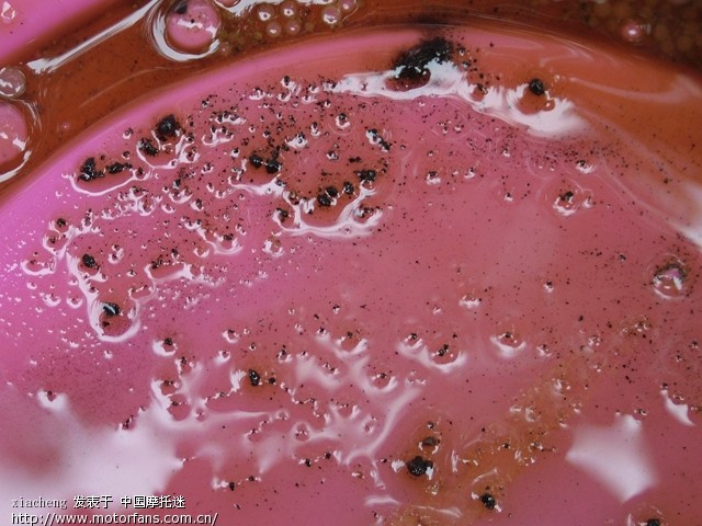 5000公里了昨天换机油还有铁渣 - 豪爵铃木 - 摩