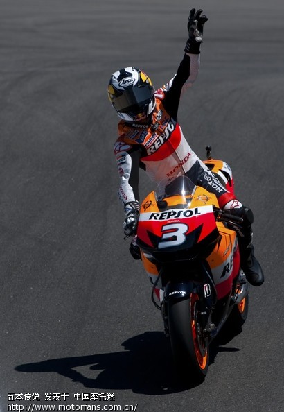 2009年MotoGP收官站本田车队获冠军 - 五羊本