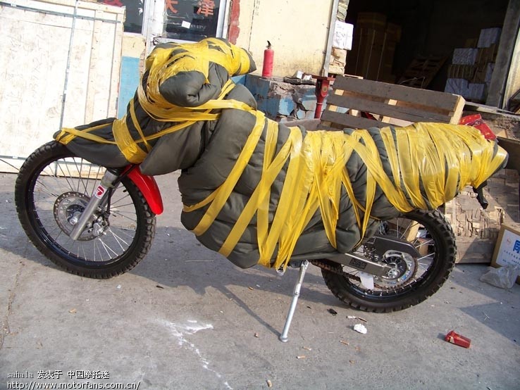 淄博哪里有会给摩托车打木箱的?我要往外发摩