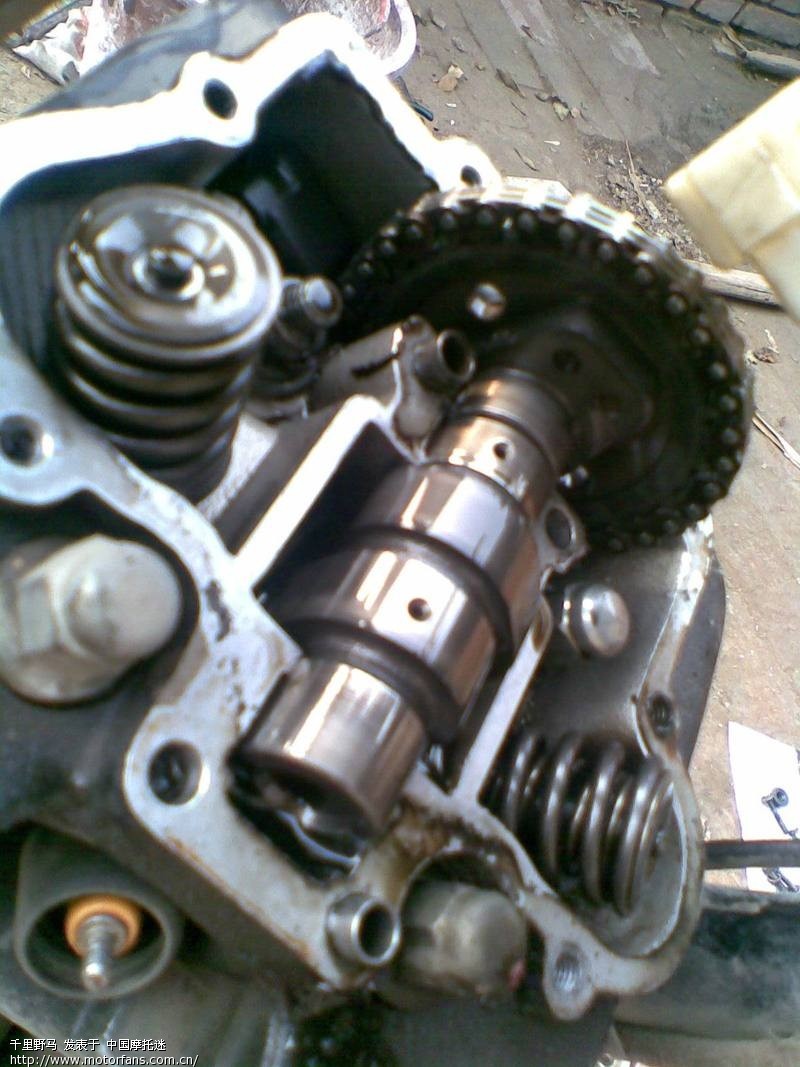 几经波折长铃CM125-B GSR机头更换小链条纪