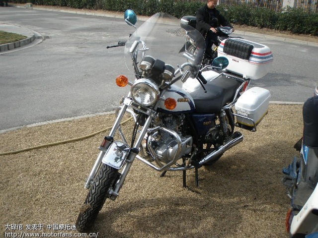 【上海私人第一辆望江铃木GN250警用版新车