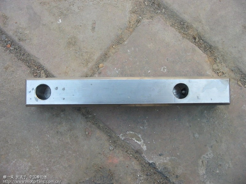 防暴力、技术开锁的自制全钛合金U型锁 - 摩托